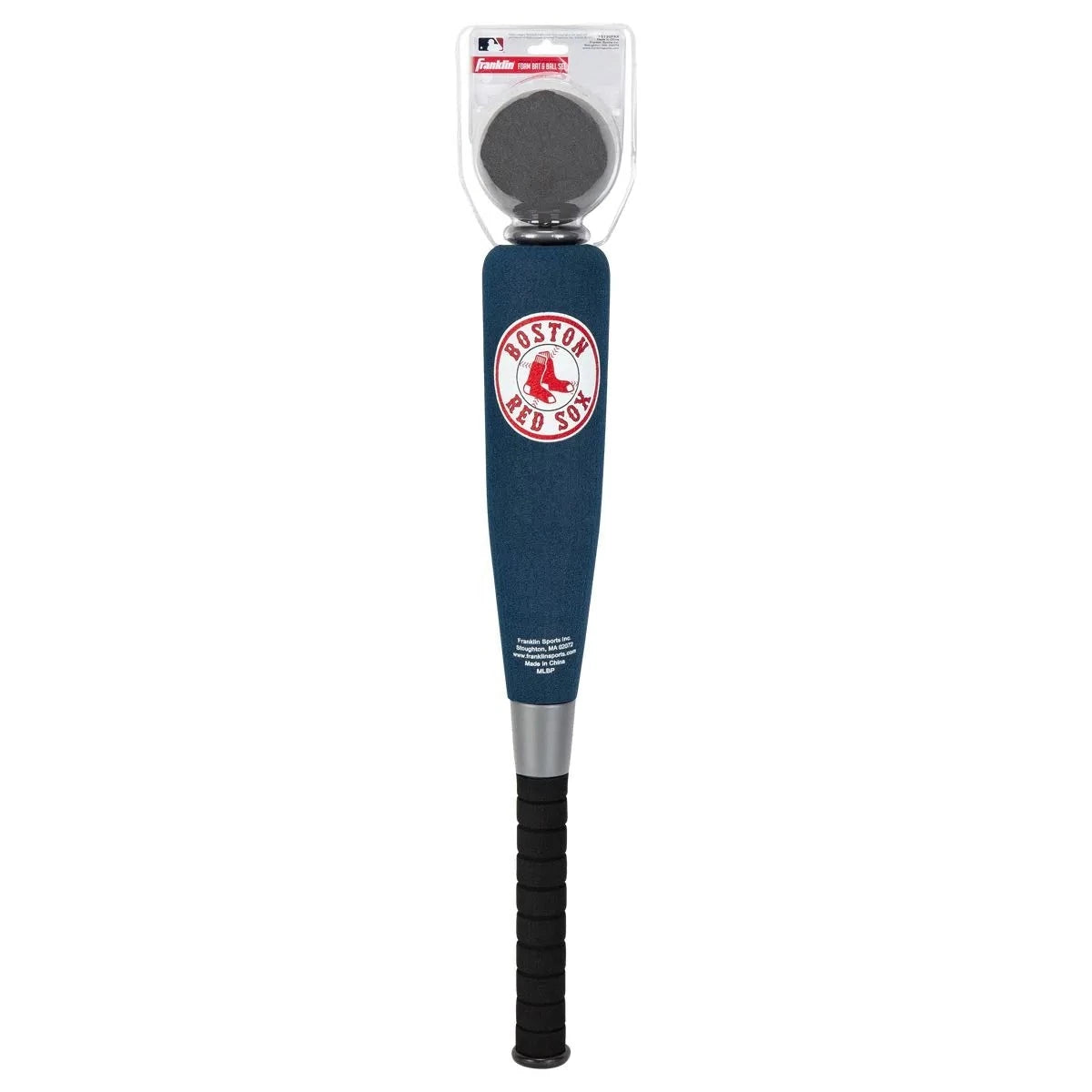 MLB Team Jumbo Foam Bat & Ball Set | Red Sox oversized foam bat and ball with Boston Red Sox logo for kids learning baseball