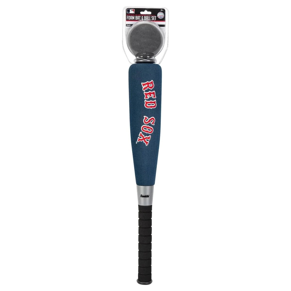 MLB Team Jumbo Foam Bat & Ball Set | Red Sox features a 21" foam bat with Red Sox logo and a soft foam ball.