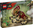 LEGO Jurassic Baby Dinosaur Dolores: Aquilops buildable figure with movable parts and plant accessory for kids 7 and up.
