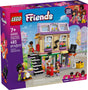 Colorful LEGO Friends Music Store and Apartment building set with mini figures and musical instruments for kids ages 7 and up