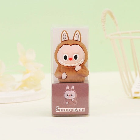 Labubu Pencil Sharpener in cute character design, perfect for adding fun to your desk and sharpening pencils easily.