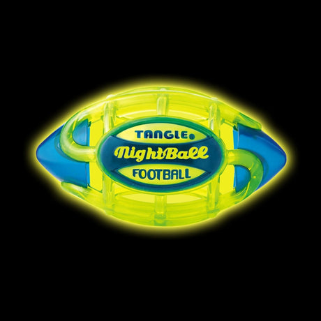 Tangle Nightball | Football glowing bright with a unique Airless Matrix design and motion-activated LEDs for night play.
