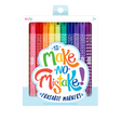Make No Mistake Erasable Markers twelve vibrant colors with dual tips for coloring and erasing mistakes easily.