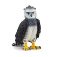 Harpy Eagle toy figure with detailed feathers and bright yellow talons, perfect for bird and wildlife enthusiasts.