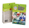 Petite Natural Earth Paint Kit with 6 vibrant colors and natural paintbrush for safe, non-toxic earth paint fun.