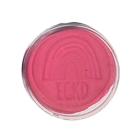 KidDough | Purple in a twist top jar, soft sensory dough with embossed rainbow and EGKD logo on top.