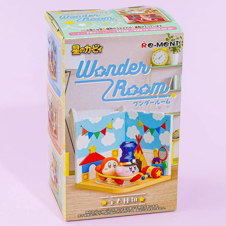 Blind box which contains one of six mystery dioramas featuring Kirby and friends in a 3D room.