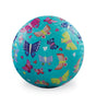 Playground Ball 7in | Butterfly Rainbow with colorful butterflies on textured blue surface for active play.