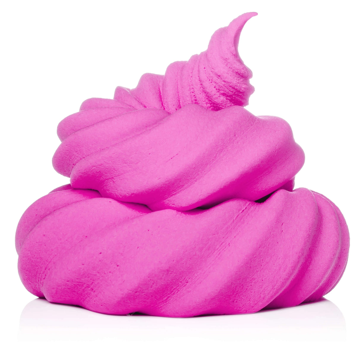 Bright pink swirl of air-dried craft material showcasing the texture for Air Dry Clay product.
