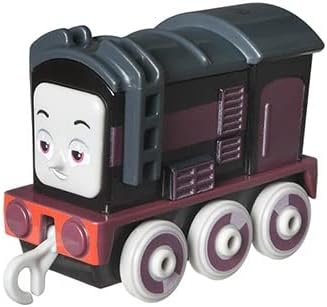 Thomas & Friends Diecast Train toy featuring a detailed black and purple engine with a friendly face for kids to push along tracks.
