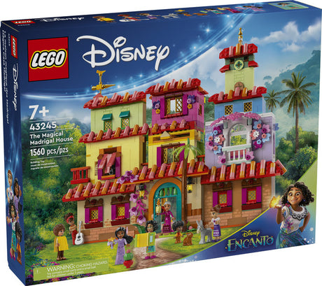 LEGO Disney Classic The Magical Madrigal House with 1560 pieces and Encanto family minifigures playset.