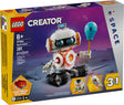 LEGO Creator Space Robot with 281 pieces builds a posable robot toy with light brick on moving tracks for kids 8+.