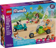 LEGO Friends Surfing Dogs and Scooter Adventure with minidolls, corgis, scooter, surfboard, and beach accessories.