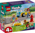 LEGO Friends Dog-Grooming Car set with figures Paisley and Nova washing pups Pickle and Juno in a bath playset