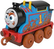 Thomas & Friends Diecast Train in blue with expressive face and red wheels, perfect for kids' imaginative railway play.