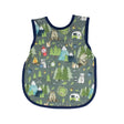 Bapron | Camping Bears 6M-3T toddler waterproof bib-apron with full coverage and playful camping animal print design.