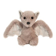 Bat Flappie plush toy with soft gray fur, lifelike wings, and dark eyes, perfect for cuddling and playtime.