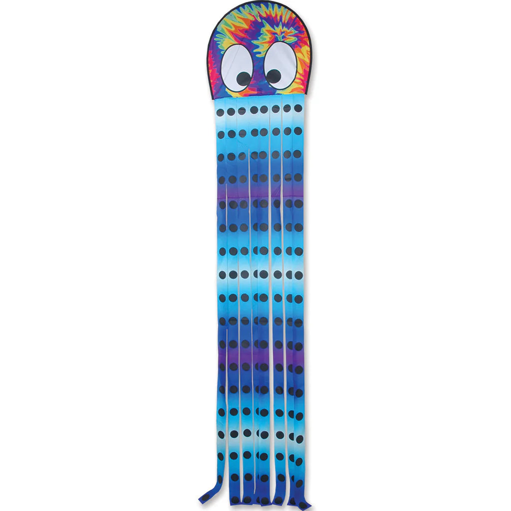 Squeaky Kite | Cool features colorful octopus design with vibrant tails, perfect for first-time flyers and outdoor fun.