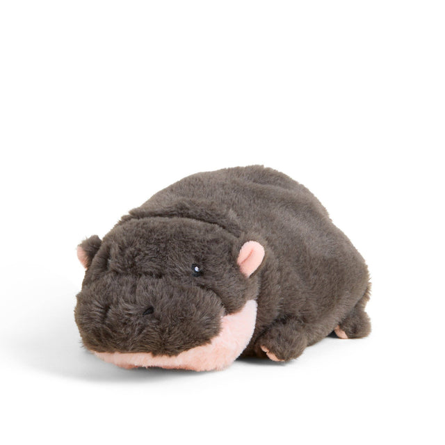 Soft and cuddly baby hippo plush designed to provide soothing warmth and comfort with lavender scent