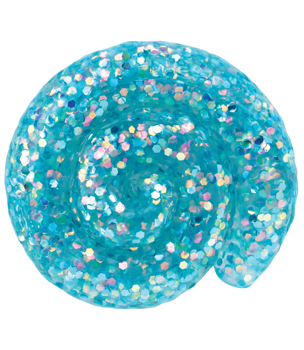 Trendsetters Dolphin Dance Thinking Putty in shimmering aqua with iridescent glitter, perfect for tactile sensory play.