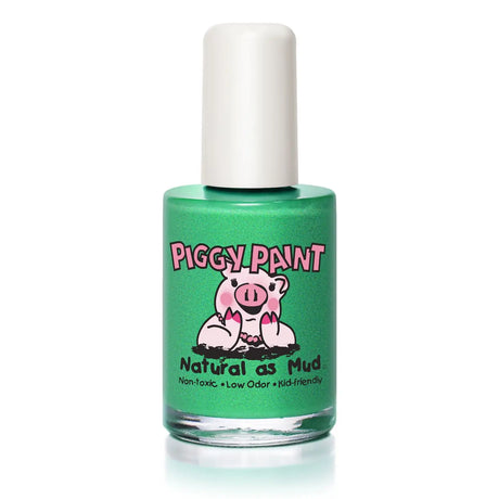 Nail Polish Ice Cream Dream water-based, non-toxic, cruelty-free, vegan green nail polish in a clear bottle with white cap.