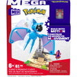 Mega Construx Pokemon Zubat featuring 61 pieces with Build with Motion for interactive play and midnight flight action.