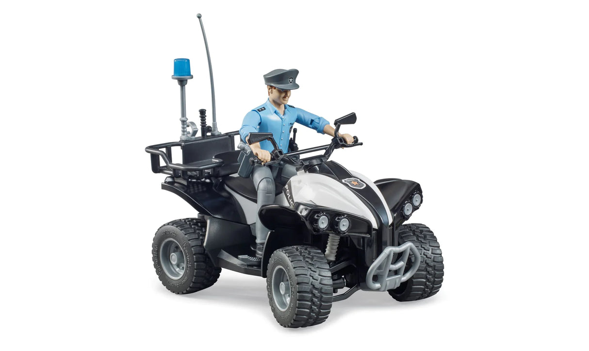 Police Quad & Policeman toy set featuring a detailed quad bike and police officer figure for realistic play.