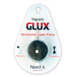 Magnetic Glux Putty in packaging, showcasing black magnetic putty and its bounce and stretch features.