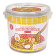 Instant Ramen Noodles Slime Kit in clear container featuring cartoon ramen with noodles, egg, and shrimp garnish.