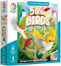 5 Little Birds puzzle game with colorful birds and a wooden tree for logic and deduction challenges.