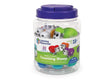 Snap-n-Learn Counting Sheep in a clear tub with colorful number sheep for early math and motor skills learning.