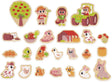 Wooden Magnets | Farm set with 24 colorful farm animals, tractor, and tree for imaginative play and learning.