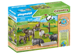 Country | Animal Enclosure with cow, goat, sheep, and pot-bellied pig figures for farm play and pasture care.
