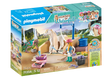 Playmobil Horses of Waterfall Washing Station with figure Isabella and Lusitano mare Lioness for styling and grooming fun.