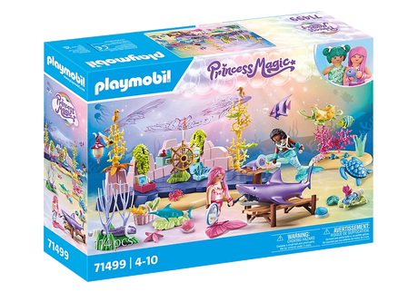 Princess Magic | Mermaid Animal Care playset with mermaids, sea animals, and underwater plants for imaginative play.