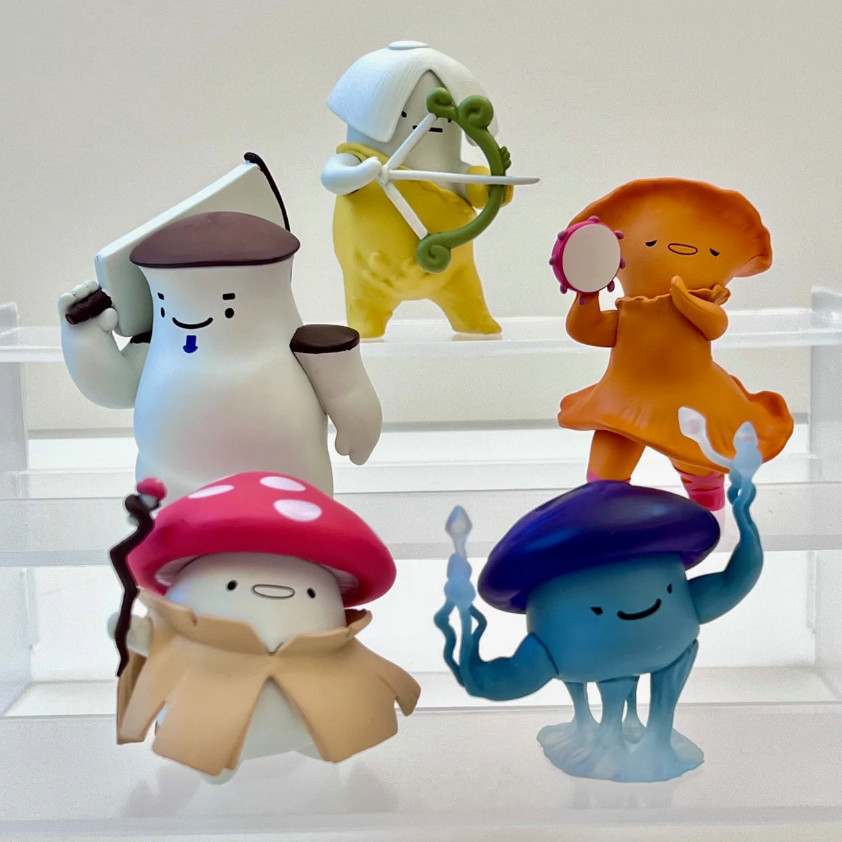 Mush Spirit Blind Box featuring colorful mystery collectible figures with unique adorable designs for ages 3 and up.