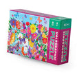 50pc Butterfly Garden Holographic Puzzle box showing vibrant butterflies and colorful flowers in a garden scene for ages 4+