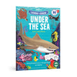 Learn to Draw | Under the Sea book cover featuring colorful sea creatures and drawing steps by Linda Bleck.