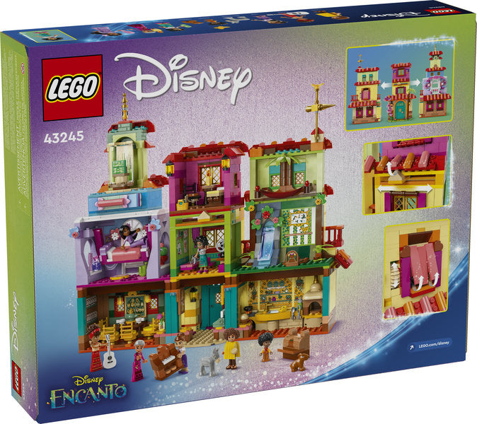 Disney Classic The Magical Madrigal House LEGO playset featuring the Madrigal family home and character figures from Encanto.