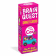 Brain Quest For the Car smart cards box featuring colorful design and cartoon family in a blue car for ages 12 and up.