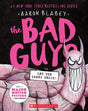 The Bad Guys in Let the Games Begin! #17 book cover with a large pink worm character and bold pink and white text.