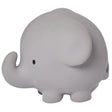 Organic Rubber Teether Rattle | Elephant made from natural rubber, safely designed for easy gripping by tiny hands.
