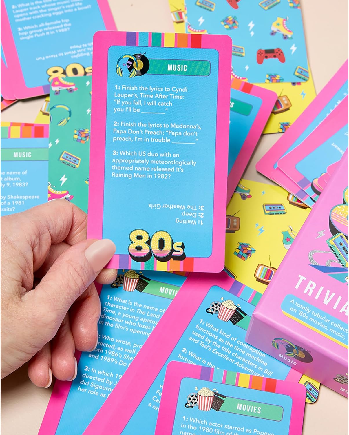 Trivia Card Game | 80's