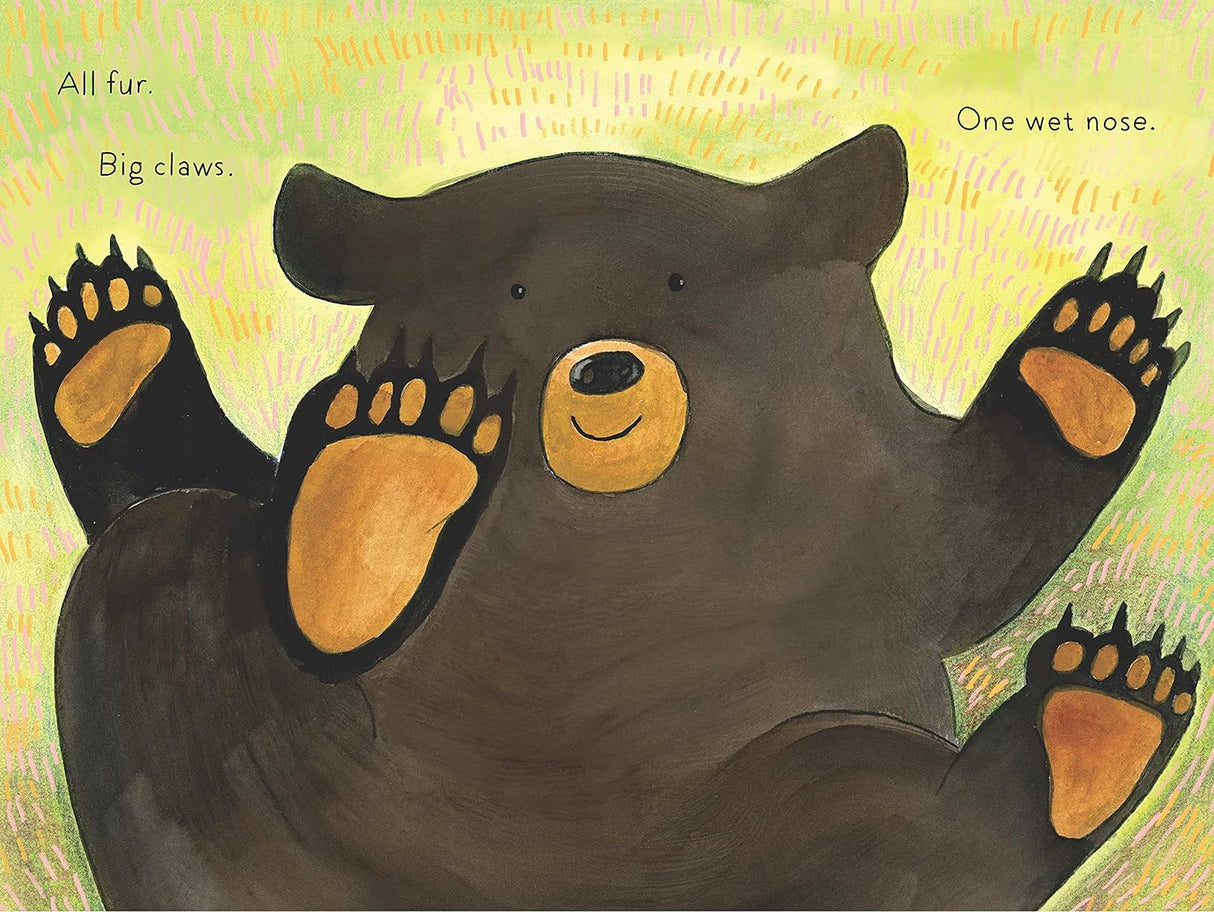 A Cub Story shows a friendly bear cub with big claws and a wet nose in colorful, charming illustrations.