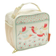 Super Zippee Lunch Tote | Hummingbird with colorful hummingbirds and flowers, insulated and kid-friendly design.