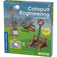 Catapult Engineering 6-in-1 maker kit with medieval siege weapon models and target blocks for physics experiments.