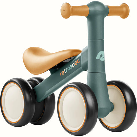 Cricket 2 Baby Walker Balance Bike Rainforest with no-scratch wheels and 135° limit steering for toddlers 12-24 months learning balance.