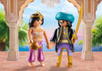 DuoPack | Royal Couple featuring two figures with a magic lamp, turban, hair ornament, and saber accessories.