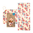 Bee's Wrap Lunch Pack Wrap - Full Bloom with floral pattern, reusable, washable, and compostable food wraps for waste-free packing.