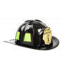 FireFighter Helmet Black with adjustable youth size and easy to clean design for ages 3 and up.